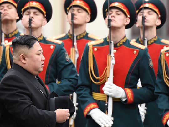 Kim Jong Un in Russia