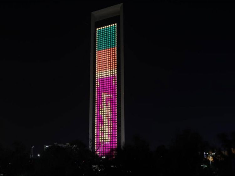 package 2019 dubai Sri buildings up light Look: with UAE solidarity in Lanka