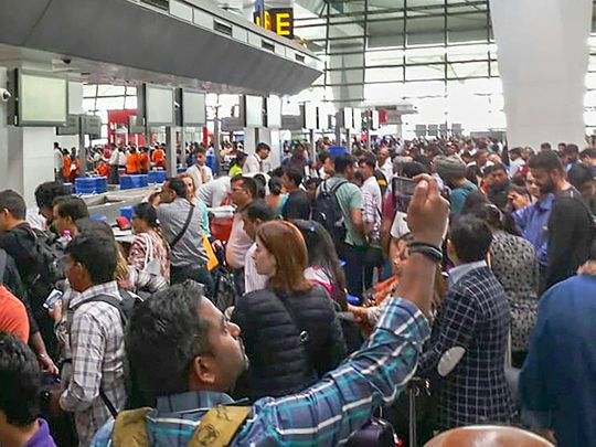 Air India flight passengers stranded