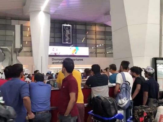 Air India flight passengers stranded