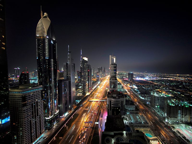 Dubai skyline, Shaikh Zayed Road, Dubai properties