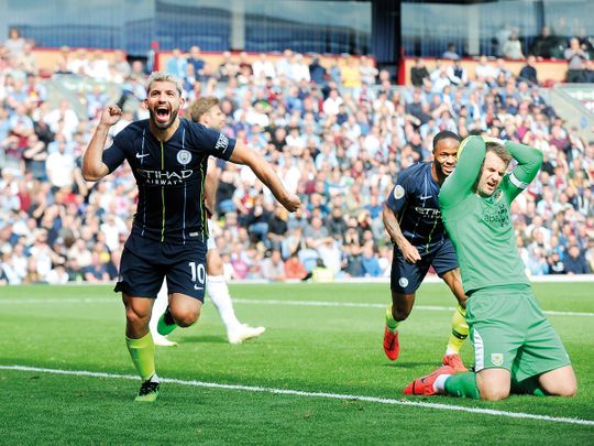 Manchester City’s Sergio Aguero