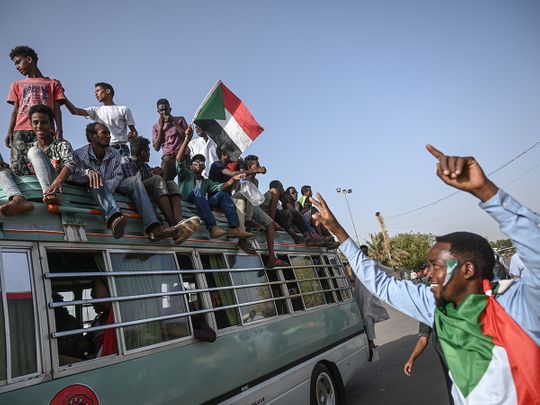 Sudanese protesters 