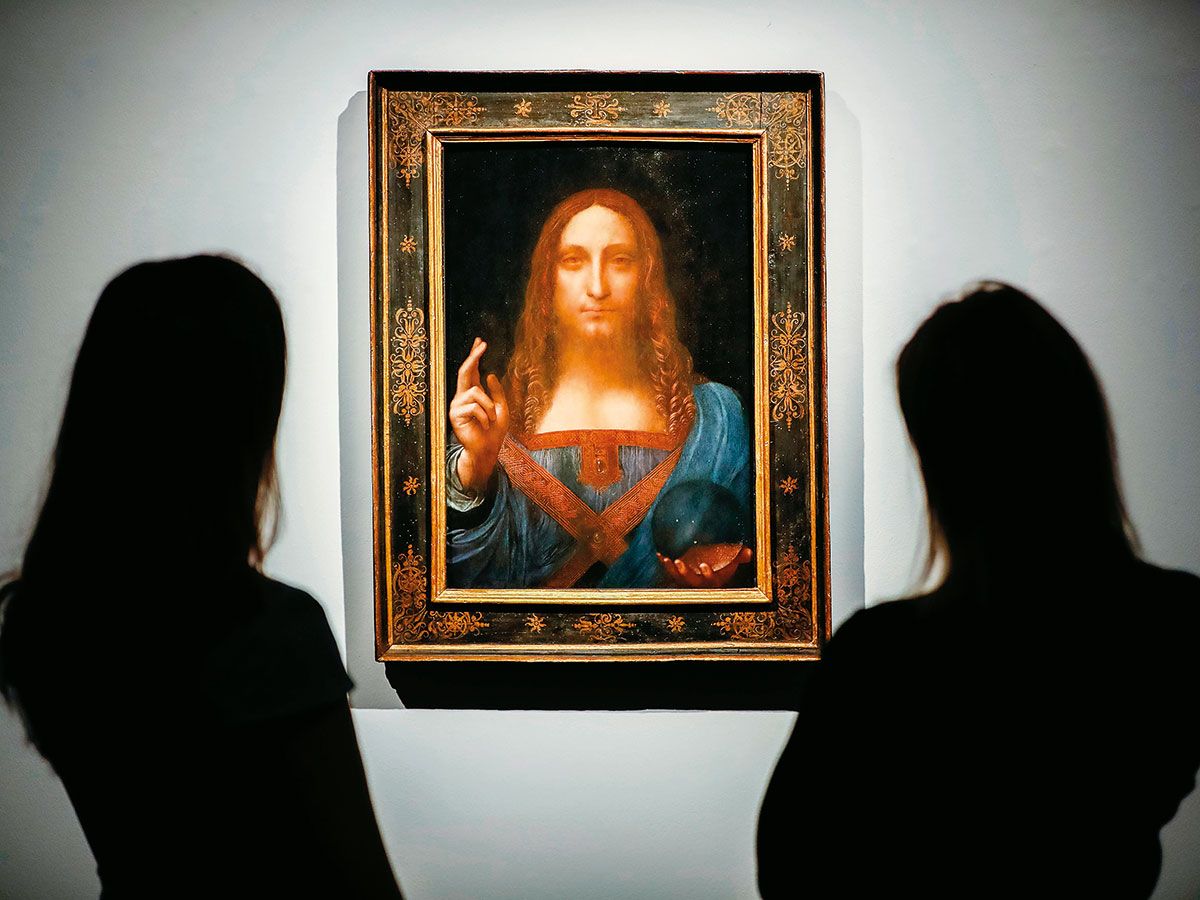 The Salvator Mundi by da Vinci