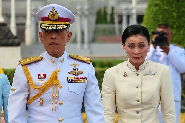 Thailand's King Maha Vajiralongkorn and Queen Suthida