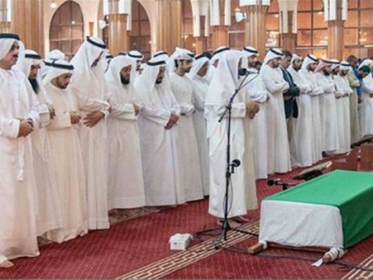 Funeral prayers Shaikha Mariam Bint Salem Al Suwaidi -02