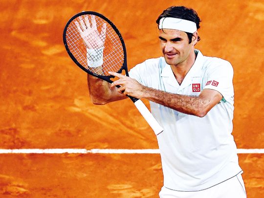 Switzerland's Roger Federer