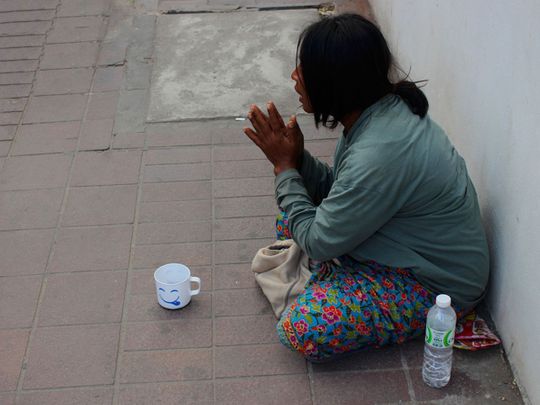 woman beggar
