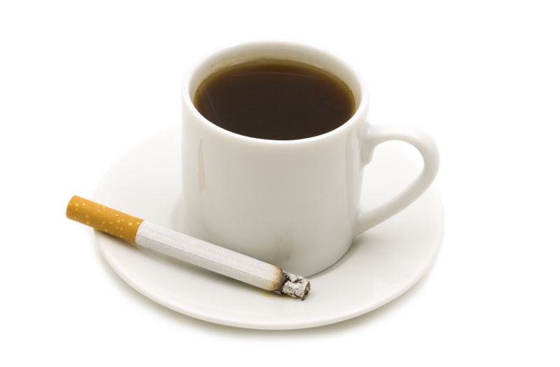 coffee and cigarette