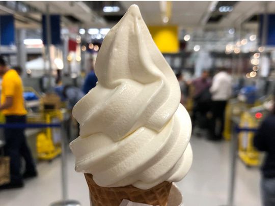 Ikea soft serve ice cream