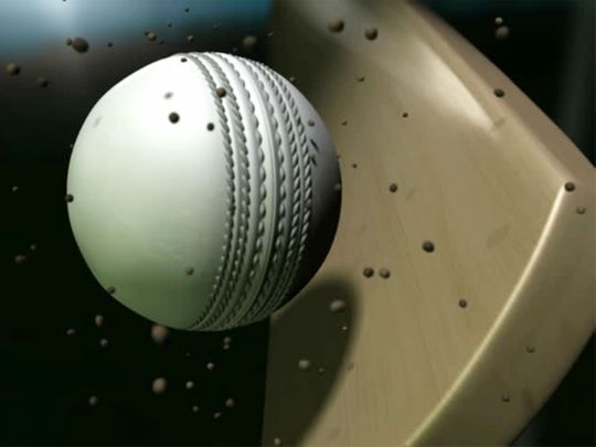 white cricket ball
