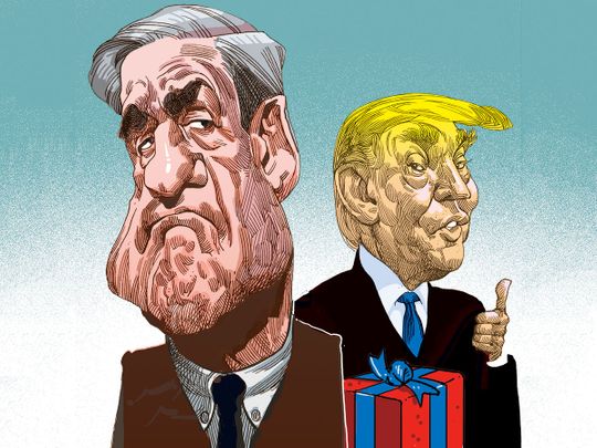 Mueller has a parting gift for Trump