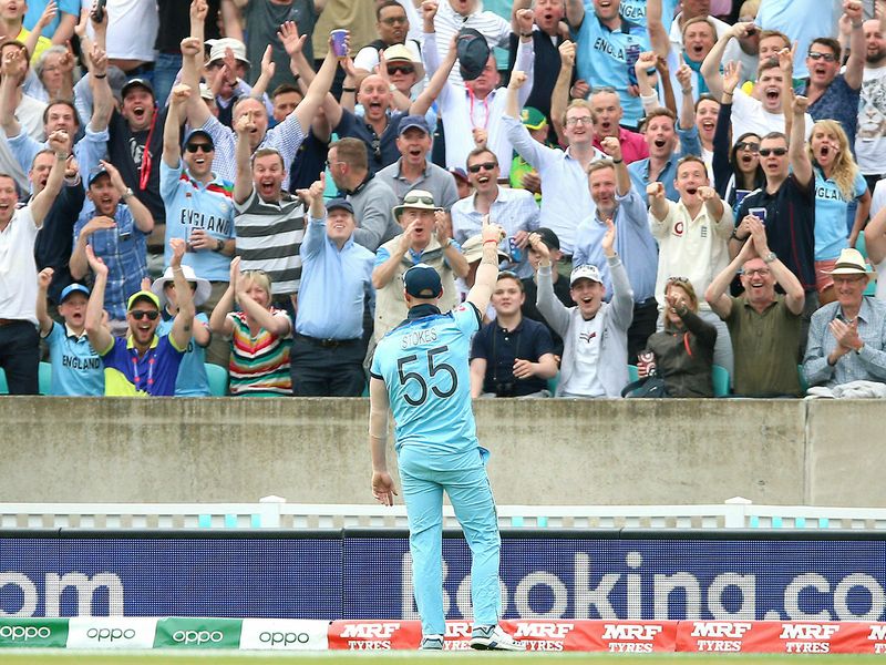 England's Ben Stokes celebrates