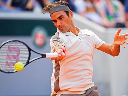 Switzerland’s Roger Federer