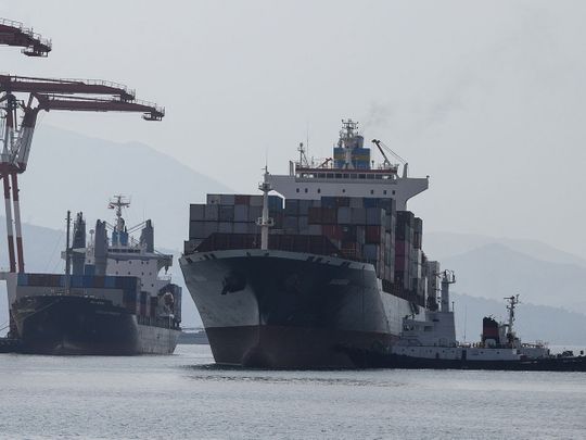 Container ship MV Bavaria