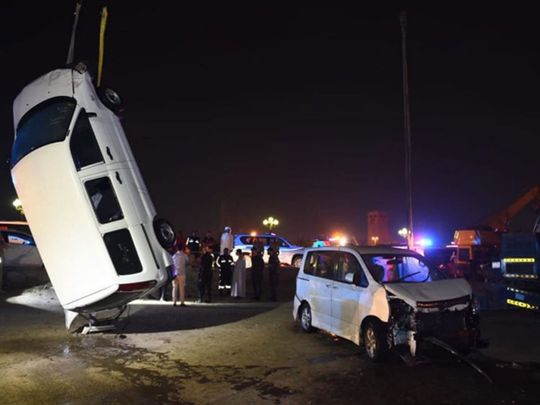 Sharjah car crash