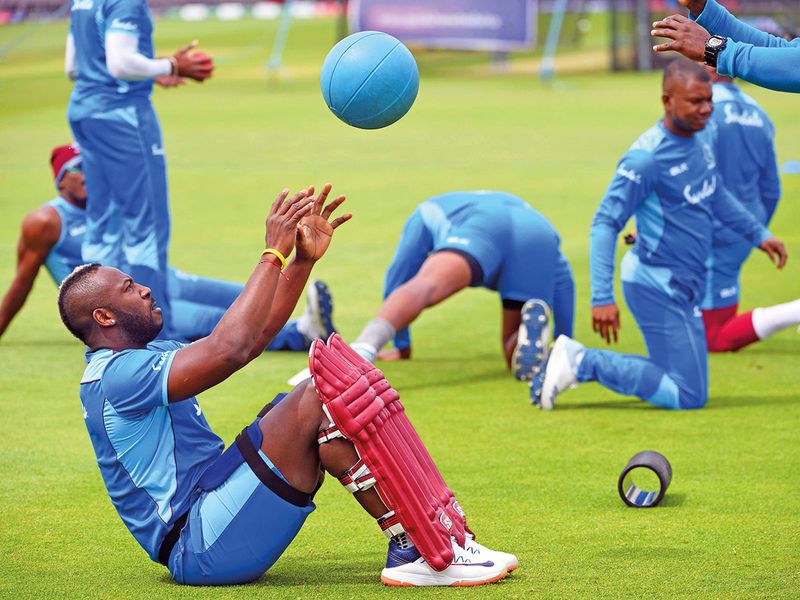 West Indies’ all-rounder Andre Russell