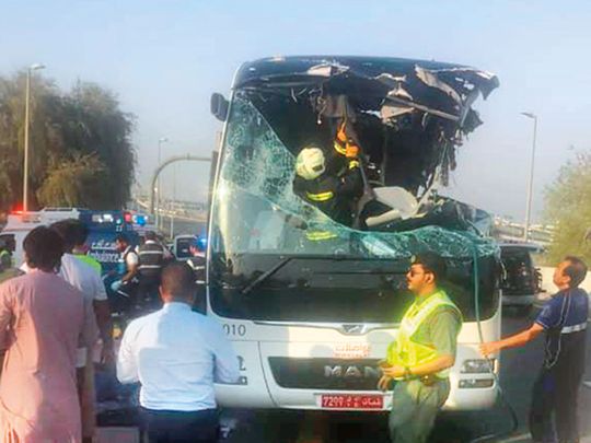 Dubai bus crash victims entitled for compensation, say experts