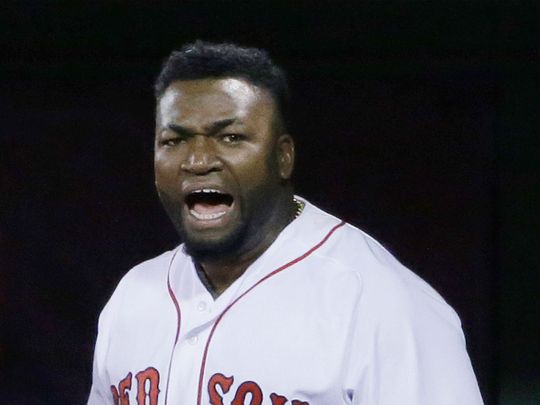  Boston Red Sox designated hitter David Ortiz