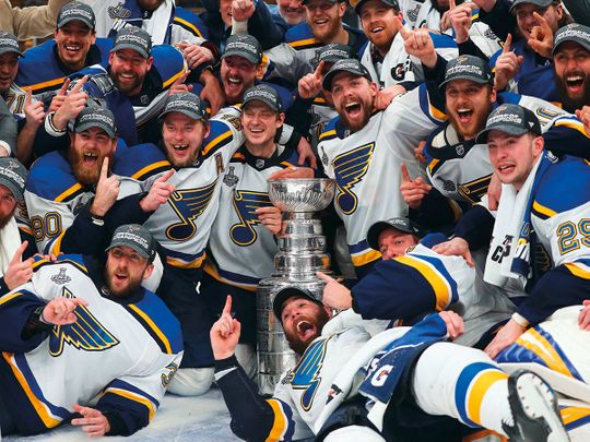 St. Louis wins its first Stanley Cup, beating Boston 4-1