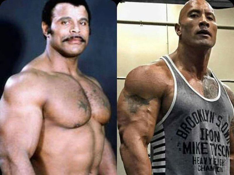 The Rock and father Rocky Johnson