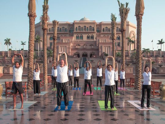 International Day of Yoga at Emirates Palace 