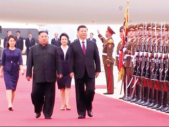 Kim Jong-un and Xi