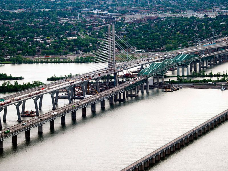 Champlain Bridge in Montreal