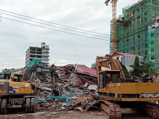 Sihanoukville, combodia, building collapse