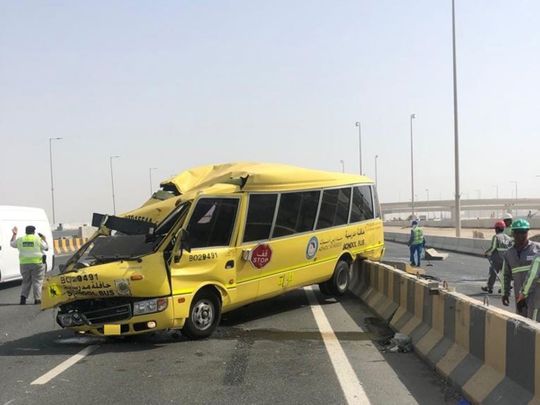 Scores injured in two accidents in Abu Dhabi