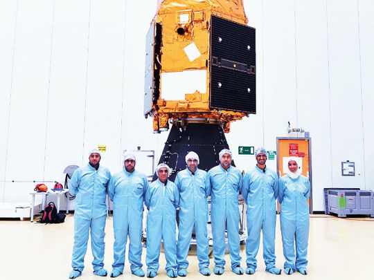 UAE scientists’ team with Falcon Eye 1 preparing for launch