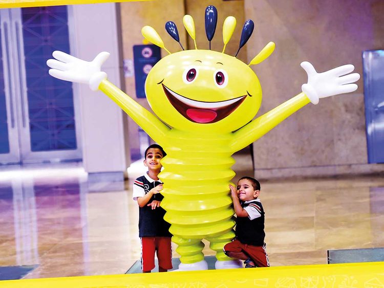 Children soak up the fun at Dubai World Trade Centre