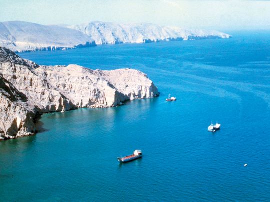 A view of the Strait of Hormuz 02121