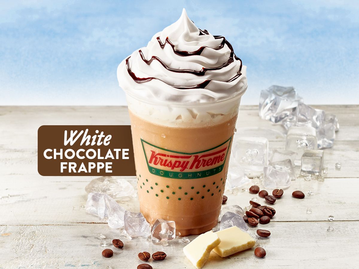 Krispy Kreme white chocolate frappe
