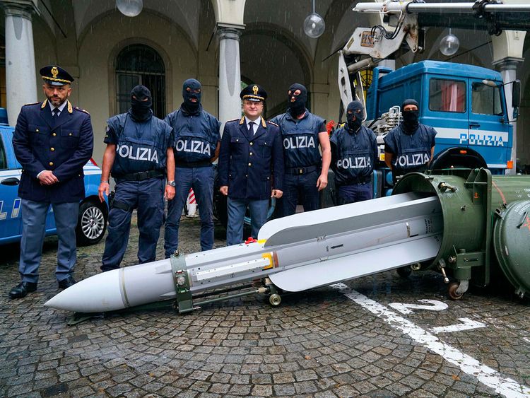 Image result for Italy seizes missile from far-right sympathisers