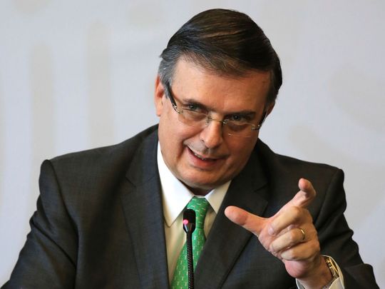 Mexican Foreign Minister Marcelo Ebrard 