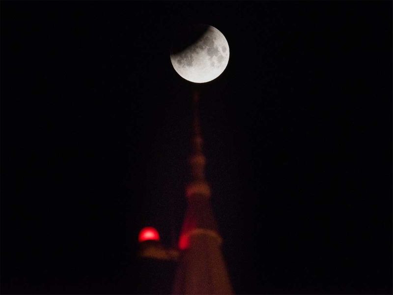 UAE Skywatchers treated to stunning images of lunar eclipse Uae
