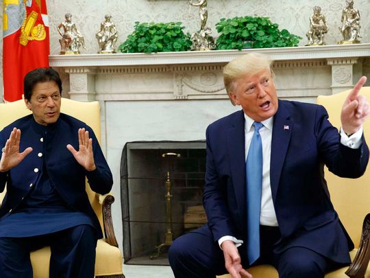 Imran Khan and Donald Trump 20190723