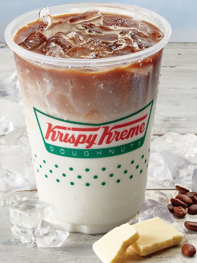 Krispy Kreme’s new white chocolate frappe | Gulf News | Going-out ...