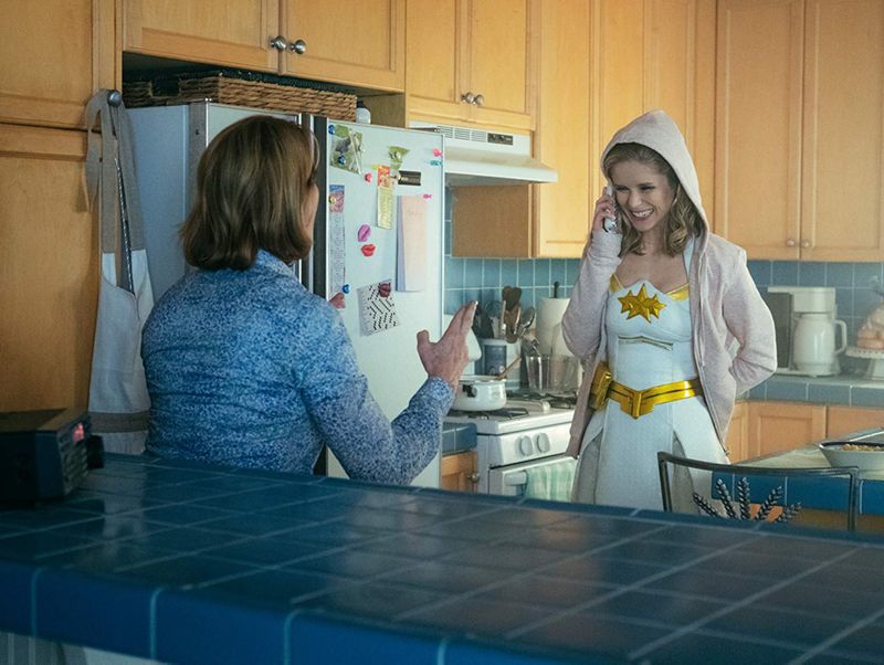 Ann Cusack and Erin Moriarty in The Boys (2019)-1564560621383