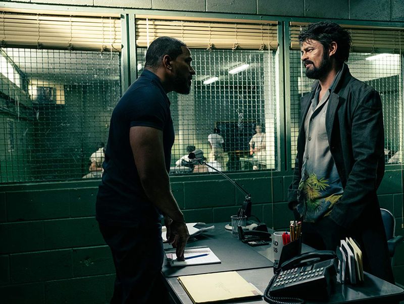 Laz Alonso and Karl Urban in The Boys (2019)-1564560615503