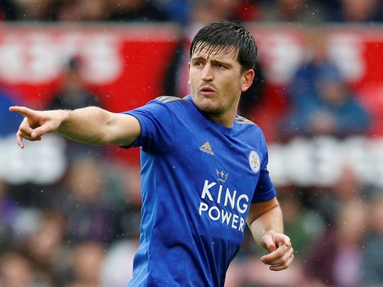 Leicester City's Harry Maguire during a match 20190802