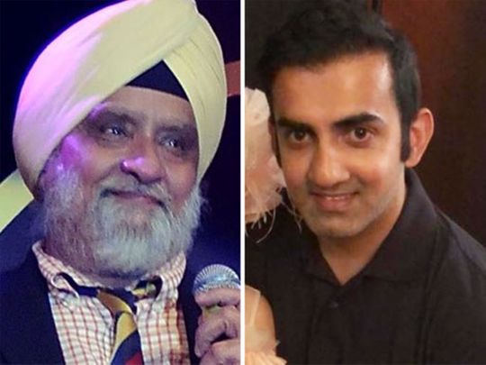 Bishan Singh Bedi and Gautam Gambhir