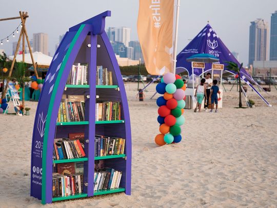 Sharjah beach library