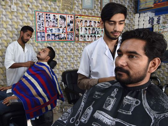 Barbers Mohammed Hussain and Omer Ul Satar