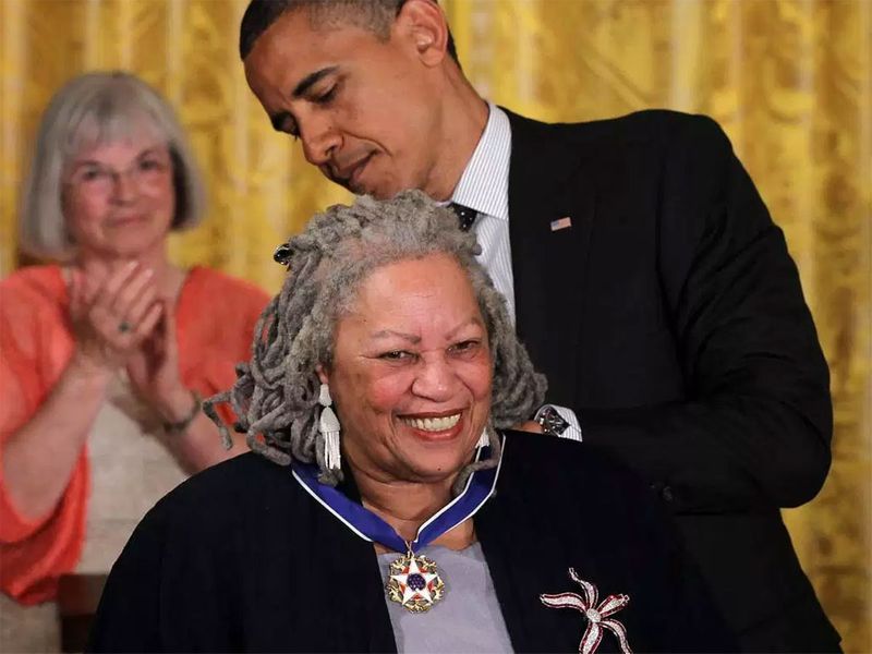 Novelist Toni Morrison Obama