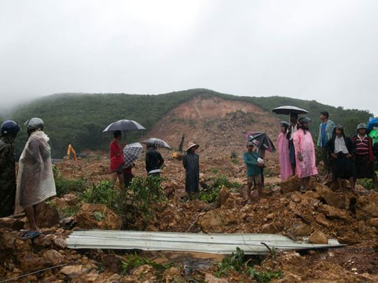 landslide Paung township01515