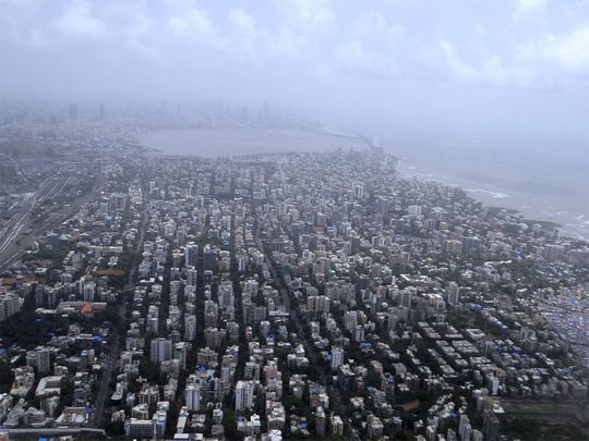 Mumbai city skyline