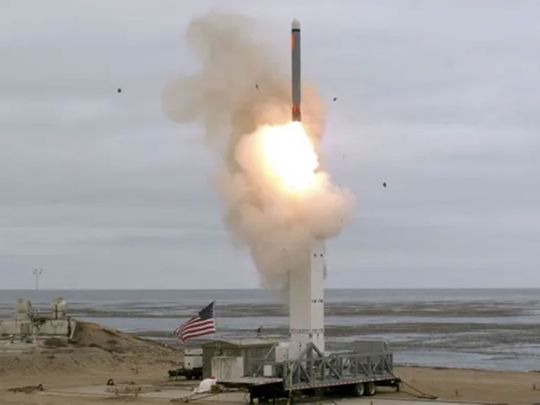 The ground-launched cruise missile US test 0121210