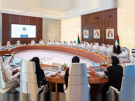 UAE cabinet meeting Sunday